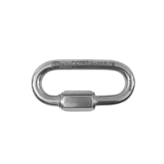 Quick Link Oval Carbon Steel (Maillon Rapide) Carbon Steel Oval Quick Link
The Quick Link Oval is crafted from high-quality carbon steel and meticulously tested for reliability. Available in various sizes, this 