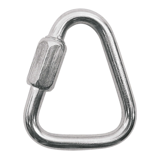 Triangular Quick Link (8mm) Stainless Steel (Maillon Rapide) Stainless Steel 316 Triangular Quick Link
Our high-quality triangular quick link, made of durable stainless steel 316, is perfect for connecting chest ascenders to h