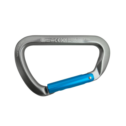 Large Straight Gate Multiuse Carabiner With Wide Opening
Crafted for versatility, the Large Multiuse Straight Gate Carabiner offers a wide opening for effortless clipping. Its durable D