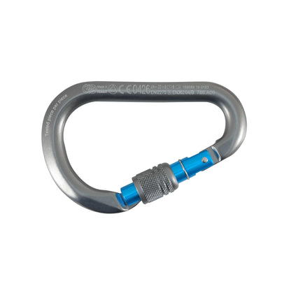 HMS Classic Screw Sleeve Carabiner Secure &amp; Versatile
Key Features: 


Durable Aluminum Alloy:  Built from high-quality aluminum with a secure screw sleeve for optimal locking.

Classic Wide Pear 