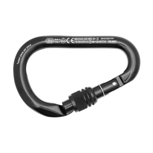 HMS Classic Screw Sleeve Carabiner Secure &amp; Versatile
Key Features: 


Durable Aluminum Alloy:  Built from high-quality aluminum with a secure screw sleeve for optimal locking.

Classic Wide Pear 