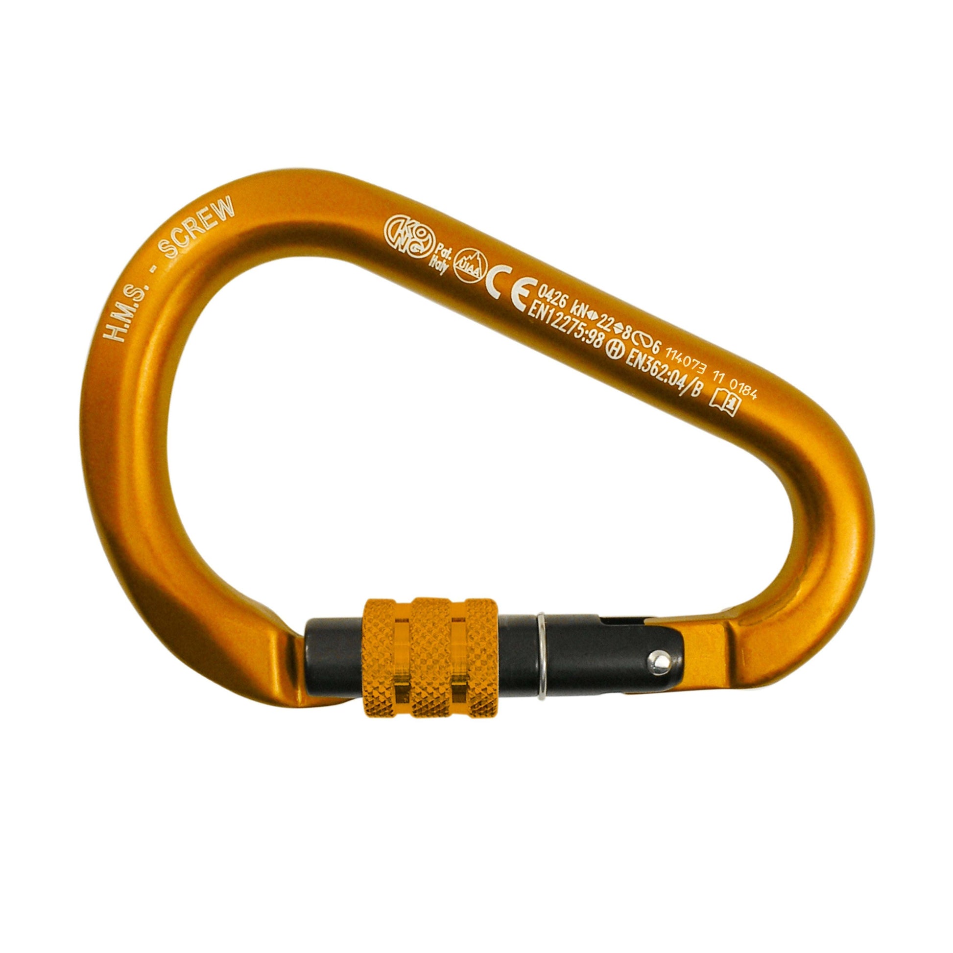 HMS Classic Screw Sleeve Carabiner Secure &amp; Versatile
Key Features: 


Durable Aluminum Alloy:  Built from high-quality aluminum with a secure screw sleeve for optimal locking.

Classic Wide Pear 