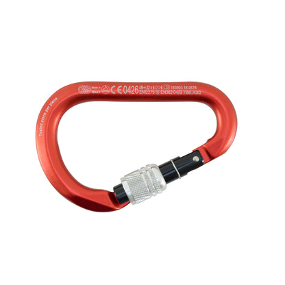 HMS Classic Screw Sleeve Carabiner Secure &amp; Versatile
Key Features: 


Durable Aluminum Alloy:  Built from high-quality aluminum with a secure screw sleeve for optimal locking.

Classic Wide Pear 