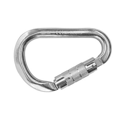 HMS Classic Twist Lock Carabiner Secure &amp; Easy to Use
Key Features: 


Aluminum Construction:  Crafted from lightweight yet strong aluminum with a reliable 2-action twist lock sleeve.


Wide Pea