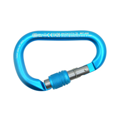 HMS Napik Screw Sleeve Carabiner Compact Security
Key Features: 


Aluminum Construction:  Durable and lightweight, equipped with a secure screw sleeve for professional-grade safety.


Compact &amp;