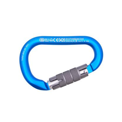 HMS Napik Twist Lock Carabiner Secure Compact Design
Key Features: 


Aluminum Alloy:  Crafted from high-strength, lightweight aluminum alloy, perfect for safe belaying.


Twist Lock Sleeve:  Feat