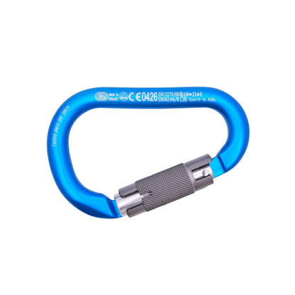 HMS Napik Auto Block Carabiner Reliable Compact HMS
Key Features: 


Aluminum Alloy Construction:  Made from high-strength aluminum alloy, combining lightweight design with superior durability.


