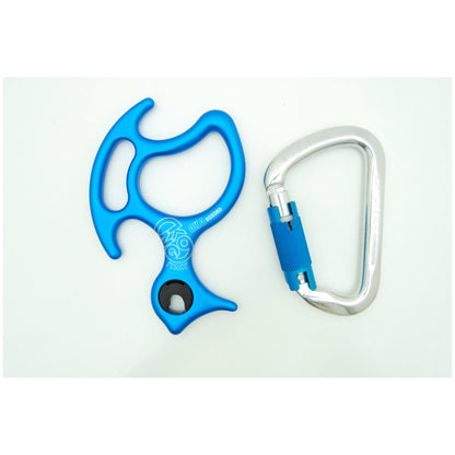 Canyoning Set: Descender + Large Multiuse Auto Block Carabiner Complete Canyoning Solution for Progression and Rescue
Elevate your canyoning adventures with this Canyoning Set, featuring the highly versatile OKA Descender and th