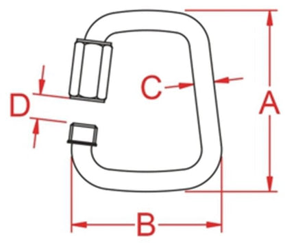 Trapezium Quick Link (9mm) Stainless Steel (Maillon Rapide) Trapezoidal Stainless Steel 316 Quick Link
Our trapezoidal quick link, crafted from premium stainless steel 316, ensures durability and reliability for your outdoor 