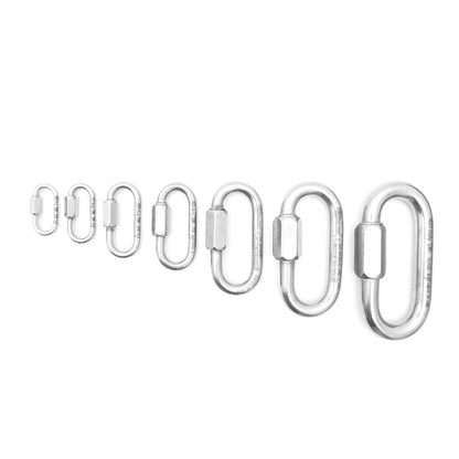 Quick Link Oval Stainless Steel (Maillon Rapide) Robust Stainless Steel Quick Link
The Quick Link Oval is constructed from durable stainless steel 304, ensuring exceptional strength and reliability. Available in va