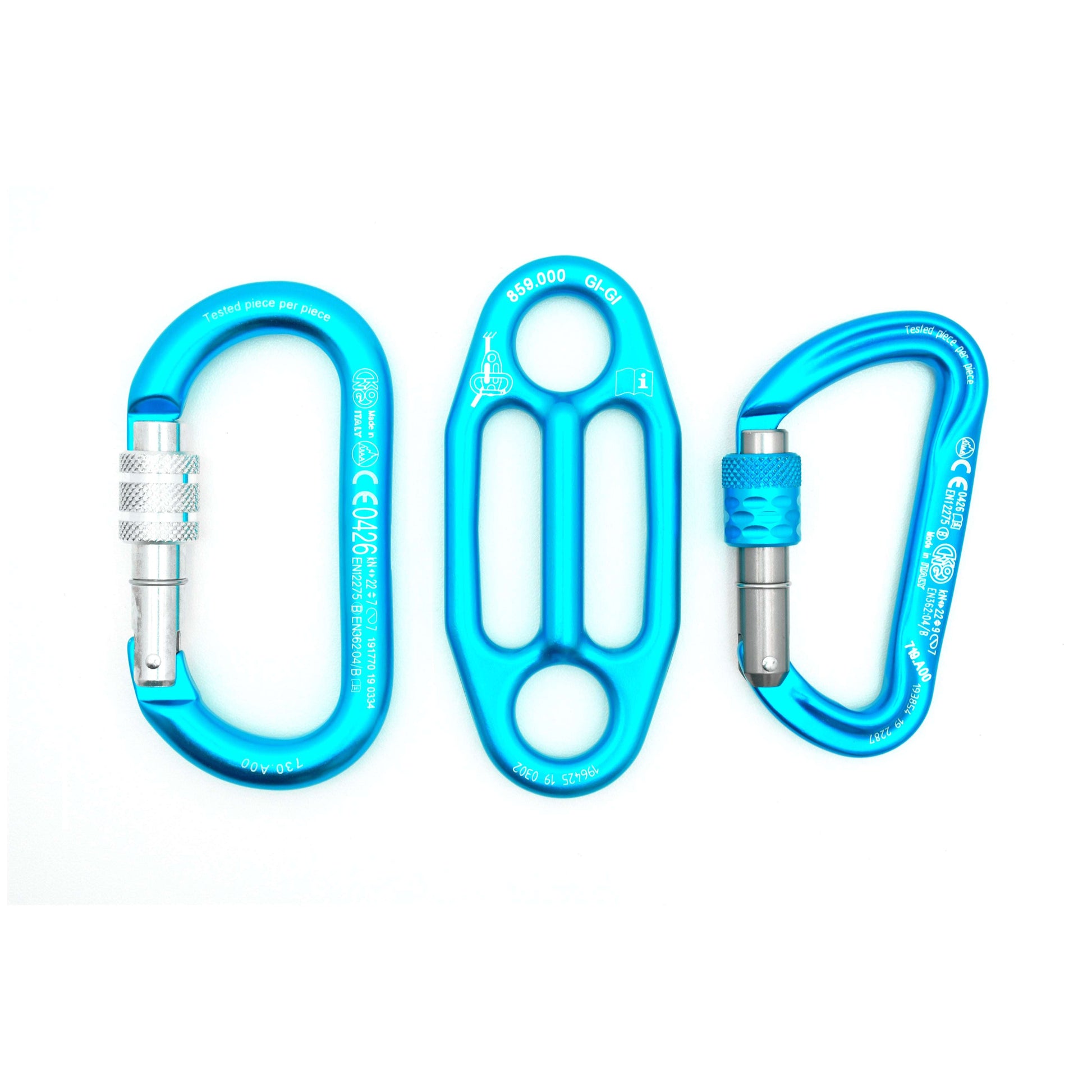 Climbing Set: Multiuse Belay Plate + Oval Screw + Straight Gate Screw Complete Belay and Rappel System
Elevate your climbing setup with this Climbing Set, meticulously engineered to provide unmatched safety, versatility, and durability